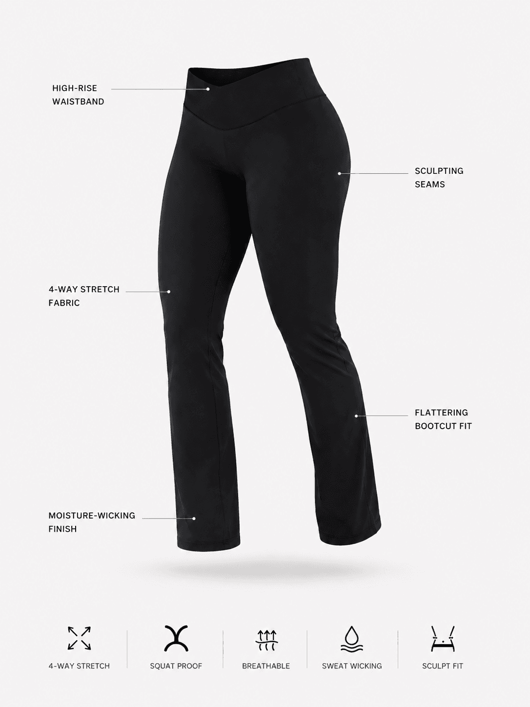 Flare Leggings view 3
