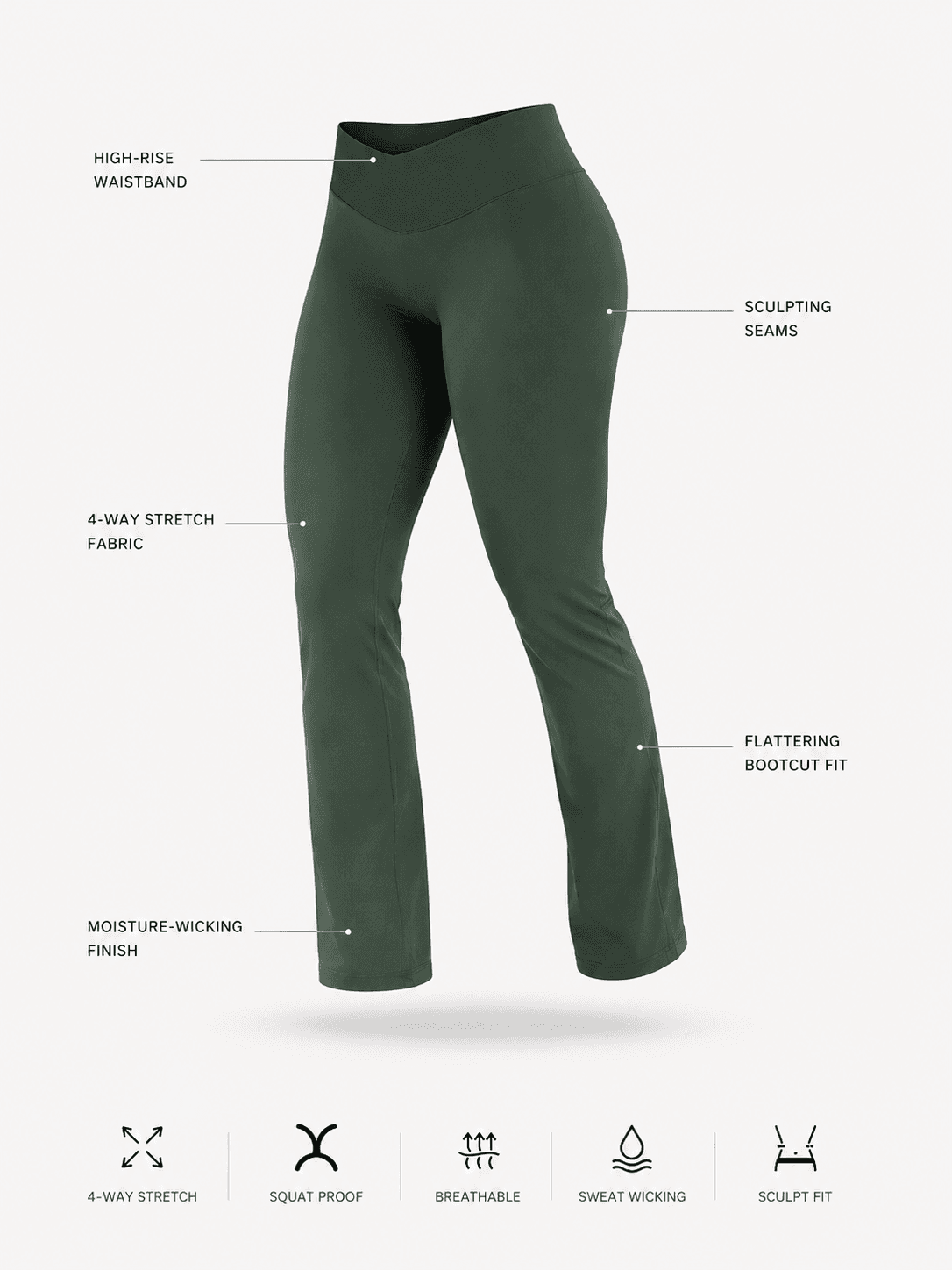 Flare Leggings view 3
