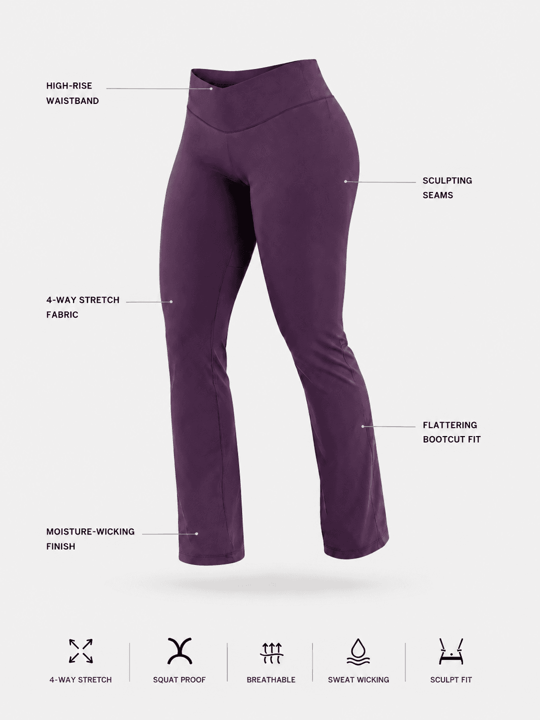 Flare Leggings view 3